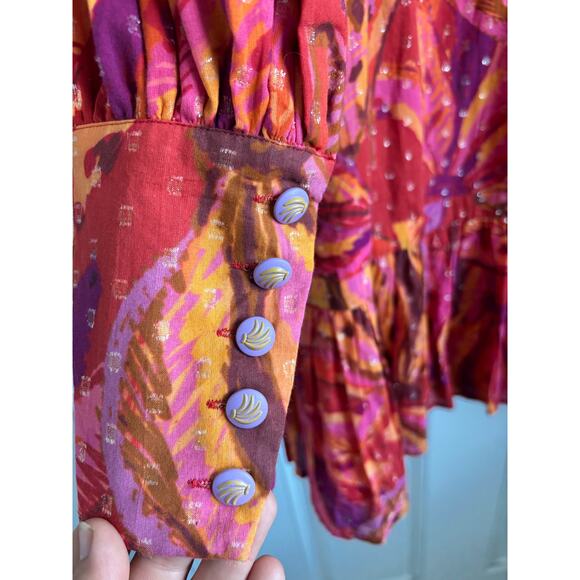 NWOT Farm Rio banana juice mini dress size XL - Picture 7 of 9